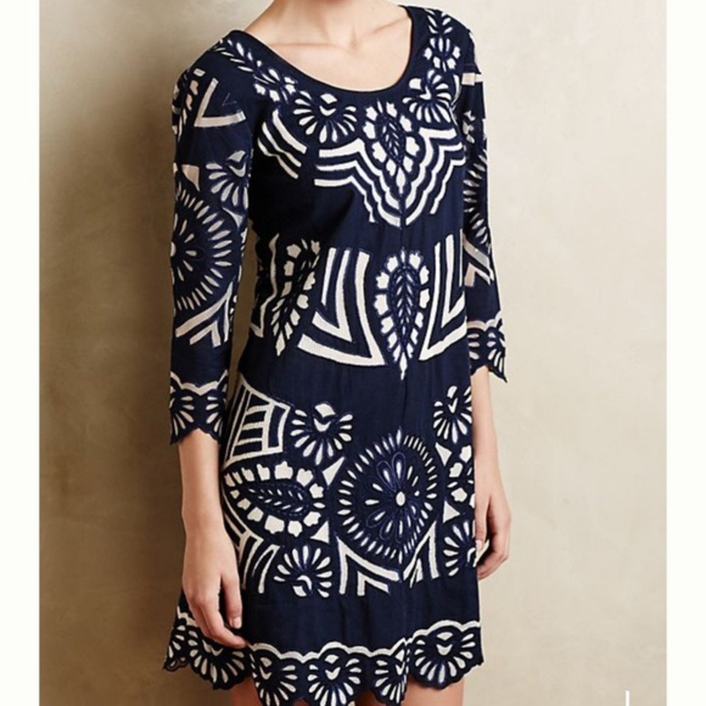 Anthropologie Kas New York Kerala Cotton Dress